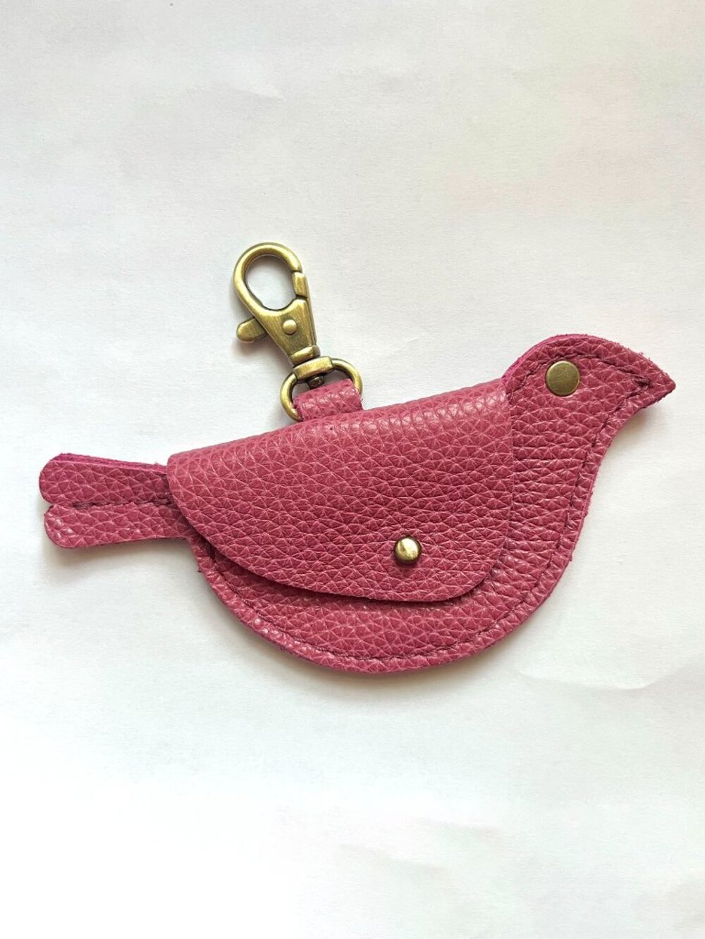 Portland Leather "Wild Rose" mockingbird pouch NWT - Picture 2 of 5